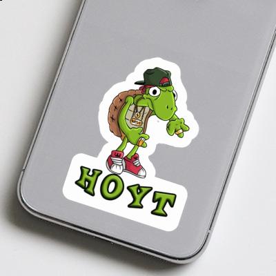 Hip Hop Schildkröte Sticker Hoyt Image
