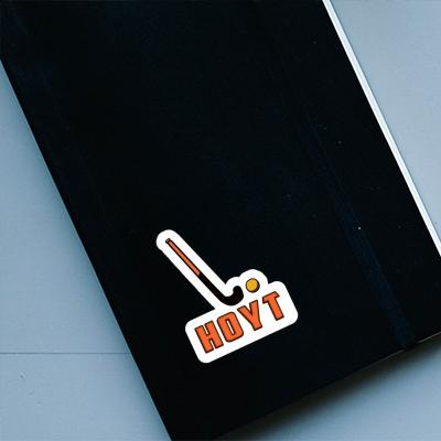 Hoyt Sticker Floorball Stick Laptop Image