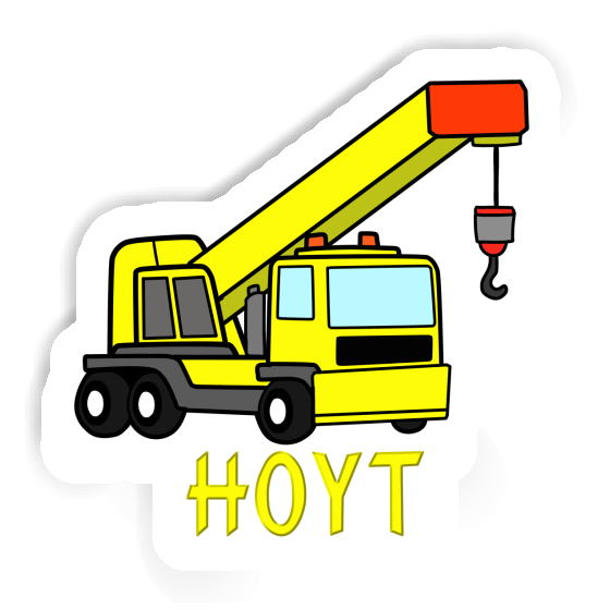 Hoyt Autocollant Grue mobile Notebook Image