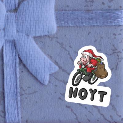 Hoyt Sticker Cyclist Laptop Image