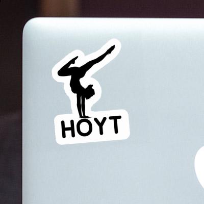 Hoyt Autocollant Femme de yoga Notebook Image