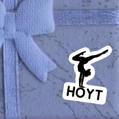 Hoyt Autocollant Femme de yoga Laptop Image