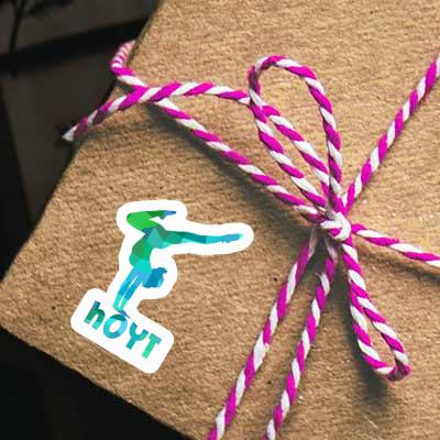 Hoyt Sticker Yoga Woman Gift package Image