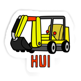 Hui Sticker Mini-Excavator Image