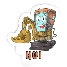 Sticker Excavator Hui Image