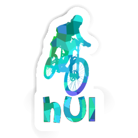 Sticker Hui Freeride Biker Image