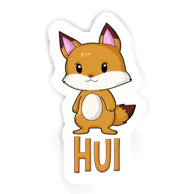 Renard Autocollant Hui Image