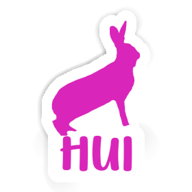 Autocollant Lapin Hui Image