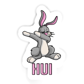 Lapin Autocollant Hui Image