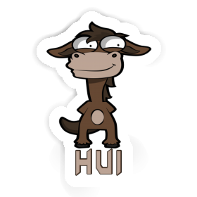 Sticker Standing Horse Hui Image