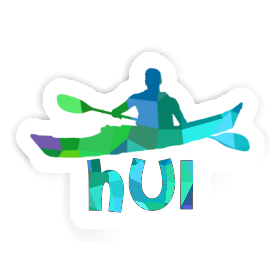 Hui Aufkleber Kajakfahrer Image