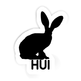 Hui Autocollant Lapin Image