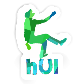 Sticker Kletterer Hui Image