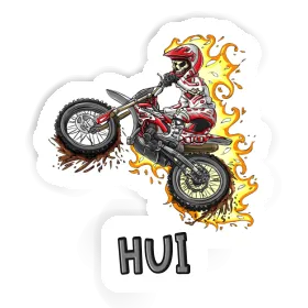 Aufkleber Hui Motocrosser Image