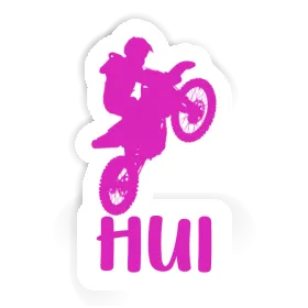 Motocross-Fahrer Aufkleber Hui Image