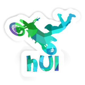 Motocross-Fahrer Sticker Hui Image