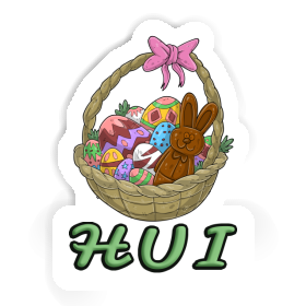 Hui Autocollant Nid de Pâques Image