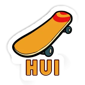 Hui Aufkleber Skateboard Image