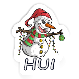 Hui Sticker Schneemann Image