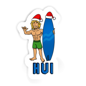 Autocollant Hui Surfeur Image
