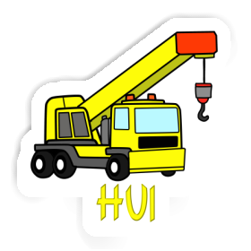 Sticker Hui Vehicle Crane Image