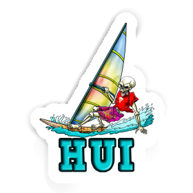 Autocollant Hui Surfeur Image