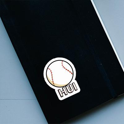 Baseball Ball Aufkleber Hui Notebook Image