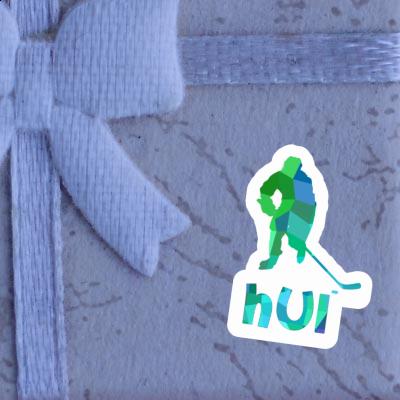 Autocollant Hui Joueur de hockey Image