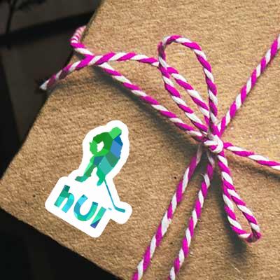 Hui Aufkleber Eishockeyspieler Gift package Image