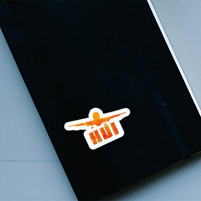 Aufkleber Hui Flugzeug Laptop Image
