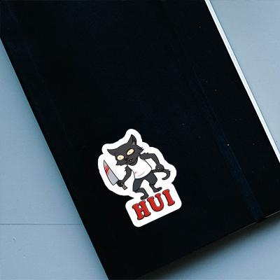 Autocollant Hui Chat psychopathe Notebook Image