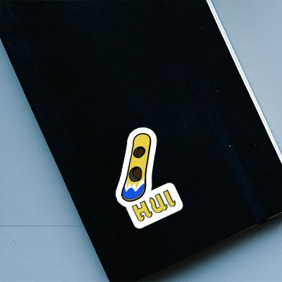 Autocollant Wakeboard Hui Laptop Image