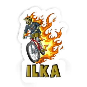 Ilka Sticker Freeride Biker Image