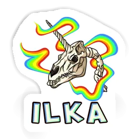 Sticker Unicorn Skull Ilka Image