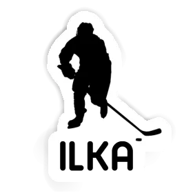 Ilka Aufkleber Eishockeyspieler Image