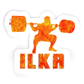 Sticker Ilka Weightlifter Image
