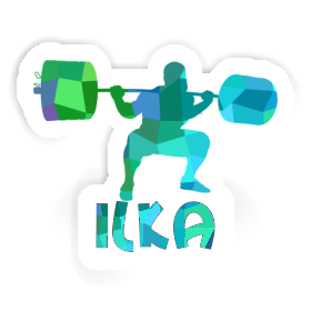 Ilka Sticker Weightlifter Image
