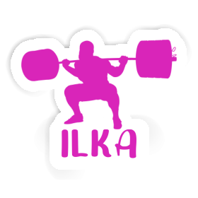 Sticker Ilka Weightlifter Image
