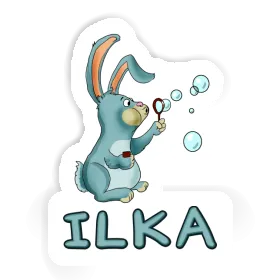 Sticker Ilka Soap Bubbles Rabbit Image