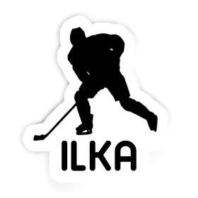 Aufkleber Ilka Eishockeyspieler Image