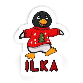 Sticker Ilka Christmas Penguin Image