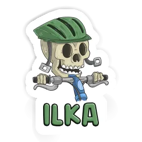 Sticker Bicycle Rider Ilka Image