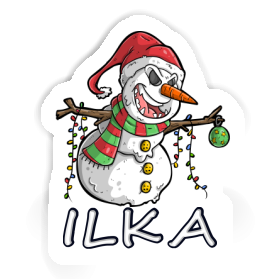 Snowman Sticker Ilka Image