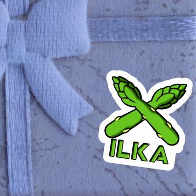 Sticker Ilka Asparagus Notebook Sticker Ilka Asparagus Gift package Image