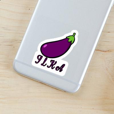 Sticker Aubergine Ilka Sticker Aubergine Ilka Image