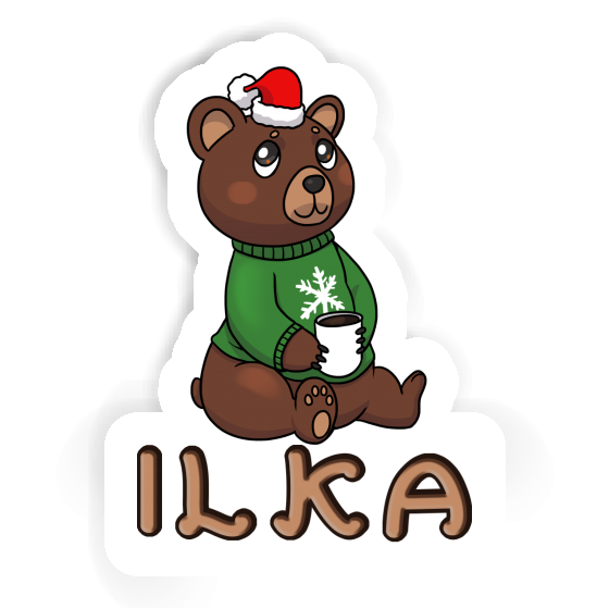 Christmas Bear Sticker Ilka Notebook Christmas Bear Sticker Ilka Gift package Image