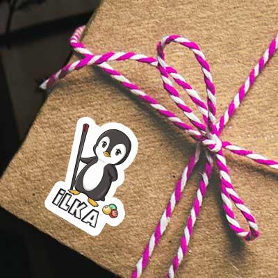 Ilka Autocollant Joueur de billard Notebook Ilka Autocollant Joueur de billard Gift package Image