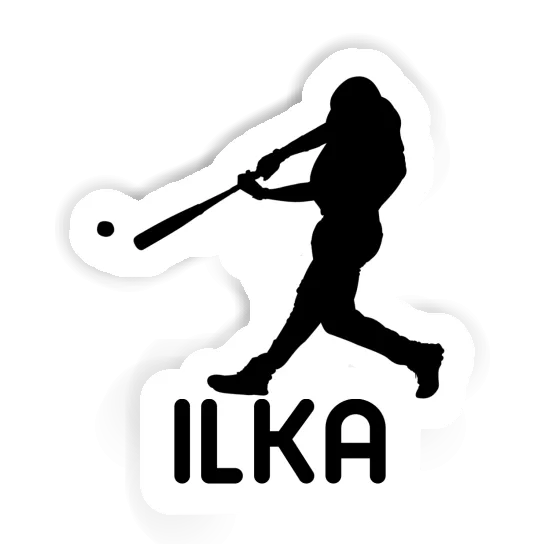 Autocollant Ilka Joueur de baseball Notebook Autocollant Ilka Joueur de baseball Gift package Image