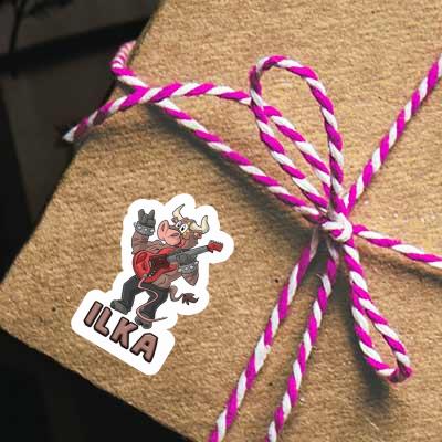 Sticker Ilka Gitarrist Notebook Sticker Ilka Gitarrist Gift package Image