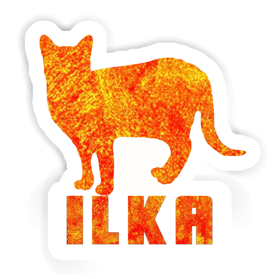 Aufkleber Katze Ilka Gift package Image